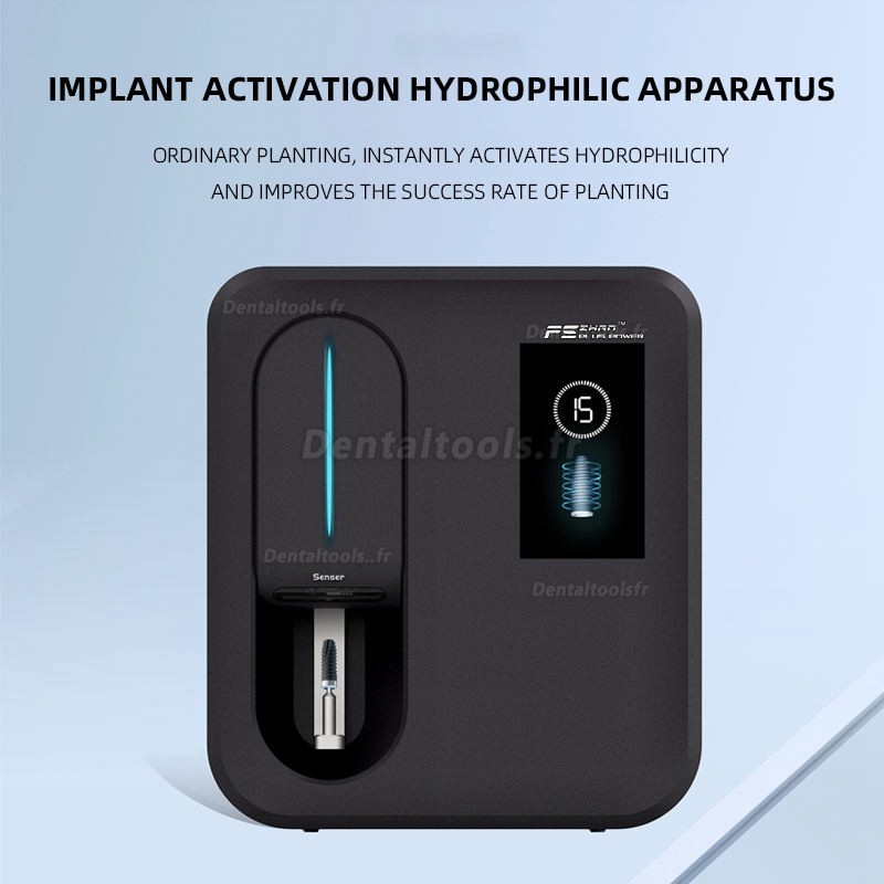 Activateur hydrophile d'implant chirurgical dentaire pour l'hydrop d'implant en titane